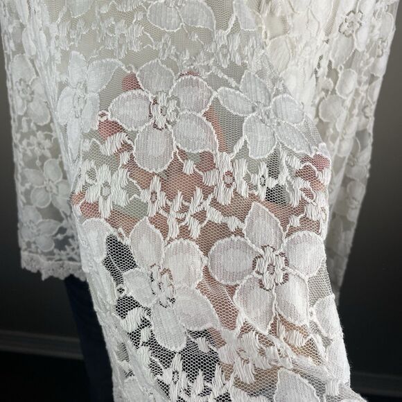 Vintage Retro ONESIZE  Lace Romantic Bohemian Poncho - Picture 3 of 8